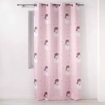 Douceur d'Int&eacute;rieur &Ouml;sengardine &bdquo;Petite Princesse" 140x260cm, rosa