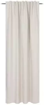 G&ouml;zze DARK Schlaufenvorhang blickdicht, Polyester, creme, 140x245cm