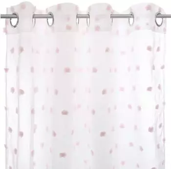 Atmosphera Vorhang mit Pompons, rosa, Kinder, 140x240cm (ATM-158738A)