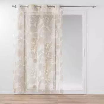 Douceur d'Int&eacute;rieur Melisse &Ouml;senvorhang Sabl&eacute;-Voile, multicolor, 140x240cm (1627644)