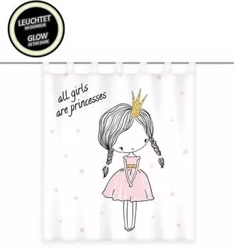 Herding Fertiggardine "Prinzessin Glow in the Dark" 140x160cm