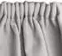 Beautissu Amelie TK Thermogardine blickdicht mit Kräuselband, 140x245cm, grau (2er-Set)