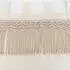 Douceur d'Intérieur Samaya Schlaufenvorhang Polyester-Baumwolle Makramee-Motiv 140x240cm (1609954)