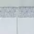Startex Mini Flächenvorhang Set Jacquard grau/weiß, halbtransparent, 90x80cm (2292)