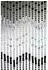 kobolo Mountain Perlenvorhang Kunststoff schwarz-weiß 90x200cm