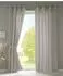 Gardinenbox Berlin Vorhang mit Ösen, blickdicht, Microsatin, stein (20405N2)