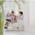 Relaxdays Fadenvorhang schwarz 90x245cm 2er-Set
