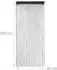 Relaxdays Fadenvorhang schwarz 90x245cm 2er-Set