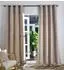 Gardinenbox Nürnberg Verdunkelungsvorhang Chenille beige, 135x245cm, Ösen (2er-Set)