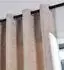 Gardinenbox Nürnberg Verdunkelungsvorhang Chenille beige, 135x245cm, Ösen (2er-Set)