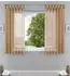 Gardinenbox Schlaufenschal transparent Voile, sand, 140x175cm, 2er-Pack (61000CN)
