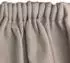 Beautissu Amelie Luna Thermogardine blickdicht Kräuselband sand 140x245cm