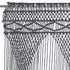 vidaXL Makramee-Vorhang 140x240cm, Baumwolle, anthrazit (323996)