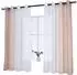 Gardinenbox Modena Ösenschal Voile Farbverlauf vertikal, braun, 2er-Pack (10000183)
