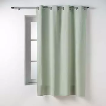 Douceur d'Intérieur Twily Eyelet Curtain 135x180cm green