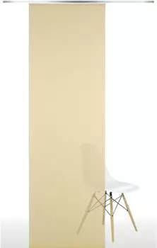 Liedeco Schiebegardine Gr. 1, gelb (lemon), B:60cm H:245cm, Polyester, Gardinen, HxB: 245x60, ohne Paneelwagen (99860850-1) lemon