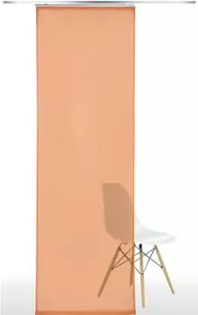 Liedeco Schiebegardine Gr. 1, orange, B:60cm H:245cm, Polyester, Gardinen, HxB: 245x60 (17785716-1) orange