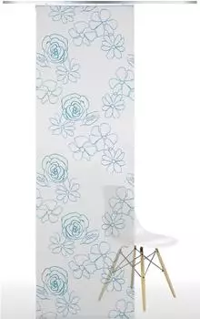 Liedeco Print 60x245cm (25964962-1) weiß, blau