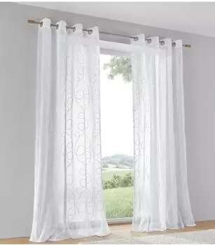 Heine Dekostore wei&szlig; 245x135 cm Polyester (94474816)