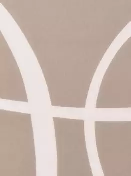 Heine Dekostore taupe-weiß 145x270 cm Polyester