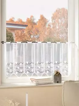 Sieh an! Fensterbehang weiß 43x150 cm Polyester (82184157)