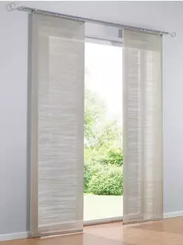 Heine Schiebevorhang taupe 145x60 cm Polyester