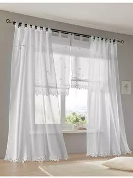 Heine Bändchenrollo weiß 130x80 cm Polyester