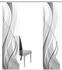 Home Fashion Schiebegardine Wuxi 60x245cm grau (3er Set)