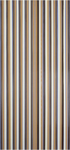 Conacord Streifenvorhang braun-beigeaus PE (90 x 200 cm)