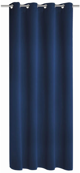 Albani Verdunkelungs-Ösenschal Mia 245x140cm blau