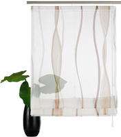 OTTO home Raffrollo "Dimona" mit Klettschiene Transparent, Voile, Polyester, Wellen