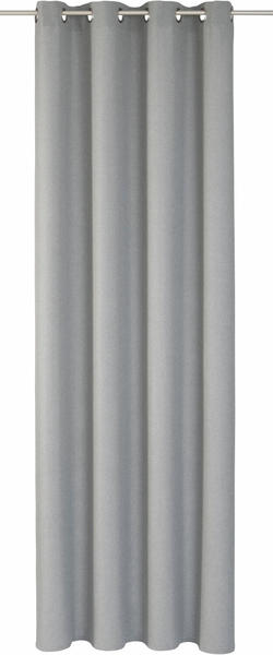 Elbersdrucke Lino 140x255cm mit Ösen grau