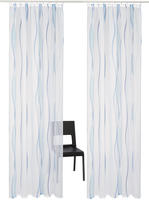 OTTO home Gardine "Dimona, 2er-Set, Kr&auml;uselband, transparent, Wellenmotiv"