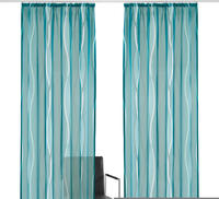 OTTO home Gardine "Dimona" Kr&auml;uselband 2 Stk. tlg. 2er-Set, transparent, Voile,