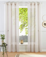 Bruno Banani Gardine "Linus, 1 St&uuml;ck, &Ouml;sen, halbtransparent, eingewebte