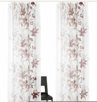 OTTO home Gardine "Ina" Kr&auml;uselband 2 Stk. tlg. transparent, 2-er Set,...