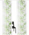 Home Affaire Ina 144x145cm (2 Stk.) florale Ranken grün/weiß
