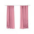 Victoria M. Vorhang mit Kräuselband verdunkelnd 140 x 245cm rosa (2er-Set)