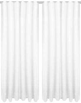 Bestlivings Vorhang 140x145cm (2 Stk.) weiß