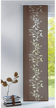 Gardinenbox Raumtrenner 245x60cm braun