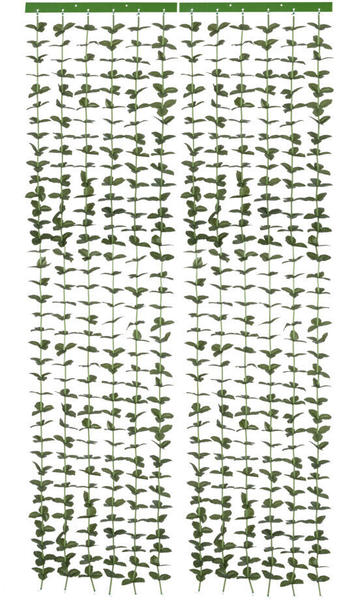 Maximex Liane Blättervorhang 90x190 cm moosgrün