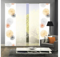 HOME WOHNIDEEN Schiebegardine "SCOPPIO" Klettband 4 Stk. tlg. HxB: 245x60, inkl.