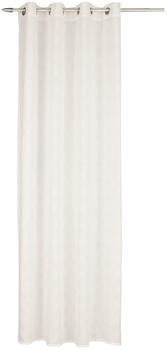 Albani Ösenvorhang TULANI Weiß - Polyester - 135 x 245 cm