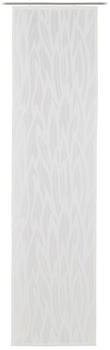Gözze Flächenvorhang ZYPRIA Weiß - 245 x 60 cm - Polyester - mit Blättermotiv - inkl. Technik und Klettband