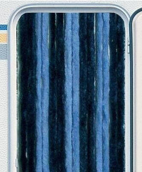 Arisol Chenille Flauschvorhang 100x200 cm Hellblau-Dunkelblau