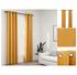 vidaXL Linen-effect blackout curtains 2 pcs. 140x225cm yellow (321193)