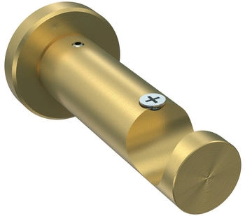 Interdeco Halterung Messing-Optik 7,5cm Platon für 20mm Vorhangstangen (1120211-0038)