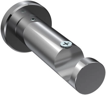 Interdeco Halterung Chrom 7,5cm Platon für 20mm Gardinenstangen (1120211-0012)