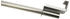 Gardinia Spannvitrage Ø 7/9 mm Titan 120-160cm (2619)