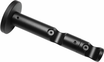 Gardinia Doppel-Kombiträger Memphis offen für Gardinenstangen Ø 16 mm Schwarz-matt 2-läufig (10011338)
